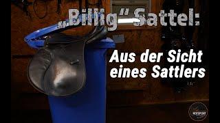 Billig Sattel: Aus der Sicht eines Sattlers | Reitsport-Rheinmain