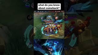 what do you know about comeback? 16-34 #mlbb #mobilelegends