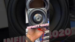 Infinity ALPHA 4020 | 4" coaxial speaker sound check