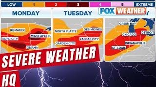 Minneapolis, Central Kansas Brace For Severe Storms As Days-long Midwest Onslaught Raises Flood Risk