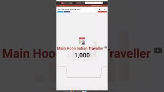 1000 Subscriber ️MAIN HOON INDIAN TRAVELLER️ #youtubeshorts #1000subscriber #subscribers