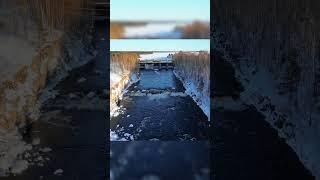 Новое русло водопада пробитое в скалах) #карелия #воицкийпадун #выг #ббк