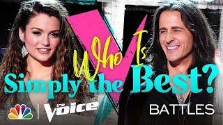 Joei Fulco vs. Todd Michael Hall - Tina Turner's "The Best" - The Voice Battles 2020