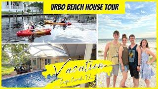 VRBO Beach House Tour 2022 Cape Coral, Fl | Nautical, Beach Decor Inspiration | Vacation Rental Tour