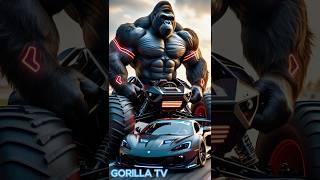John Cena vs  Bodybuilder Gorilla Race AI Created Story #Gorilla #JohnCena#AI#SubscribeNow#GorillaT