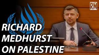 Richard Medhurst UN Speech in Geneva on Palestine & the UK's Crackdown on Free Speech