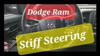 Dodge Ram stiff steering? Here's a fix!