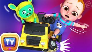 Wheels on the Bus - The Little Builders in Baby Taku's World - ChuChuTV Nursery Rhymes & Kids Songs