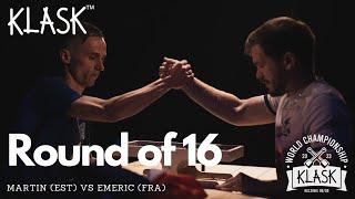 KLASK World Championship 2023 RO16: Martin Nurmsaar  vs  Emeric Etesse