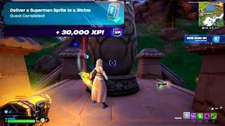 Deliver a Superman Sprite to A Shrime Fortnite