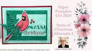 Oct 2024 Paper Pumpkin Nests of Christmas Kit - Alternative 2