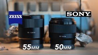 Sony 50mm f1.8 vs Zeiss 55mm f1.8 - $250 vs $999