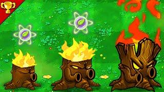 Plants vs Zombies : Torchwood Pea Use Plant Food Max Level