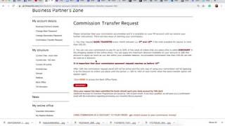 How to withdraw your commission from FM World UK?