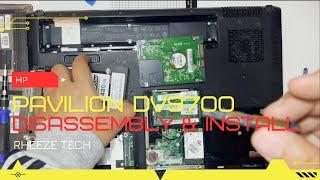 How to Disassemble and install parts on HP Pavilion DV9700 — Step-by-Step Tutorial