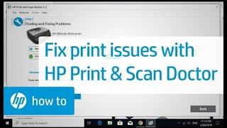 Fix Print and Scan Problems Using HP Print and Scan Doctor | HP Printers | HP