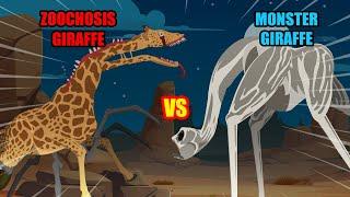 Zoochosis Giraffe vs Monster Giraffe | Monster Animation