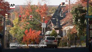 Early voters from Bucks County, Pennsylvania share their thoughts on the presidential race