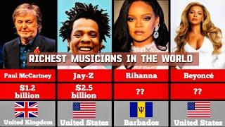 Top 20 Richest Musicians In The World | Comparison