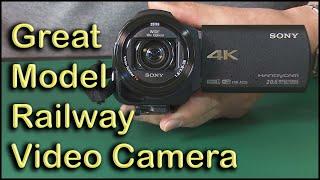 Video Camera Sony FDR-AX33 at Chadwick Model Railway | 62.