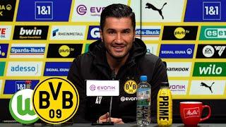 „Erwarte, dass wir stabiler auftreten!“ | PK mit Nuri Sahin | VfL Wolfsburg – BVB