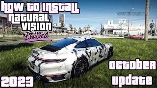 How to install (FREE) NVE October Update (2023) in GTA 5