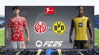 FC 25 Mainz vs Dortmund - Bundesliga 24/25 - 2024 Full Match at MEWA Arena