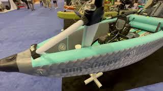 Bote Lono Aero Inflatable Pedal Drive Fishing Kayaks at iCast 2023