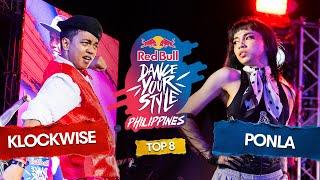 Klockwise vs Ponla [TOP 8] Red Bull Dance Your Style Philippines 2024