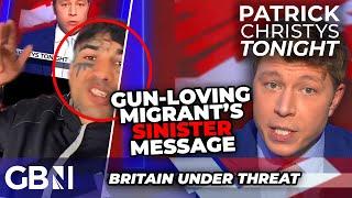 WATCH: Illegal migrant has PERSONAL message for Patrick Christys after Nigel Farage death threats