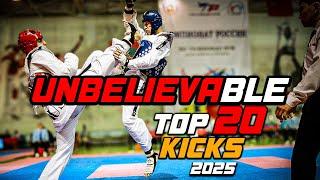 Unbelievable Taekwondo | Top 20 KICKS knockouts highlights 2025