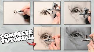 AGING EYES - An Airbrush Painting Tutorial