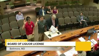 Board of Liquor License Hearing September 28, 2017