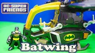 DC Heroes Batman Batwing Imaginext Video Toy Review