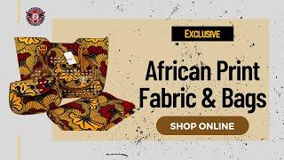 Exclusive Collection of African Wax Print or African Ankara Print Bag Match