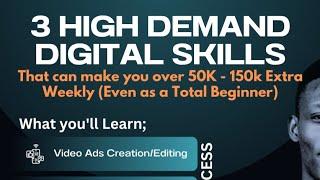 3 HIGH IN DEMAND HIGH INCOME SKILLS
