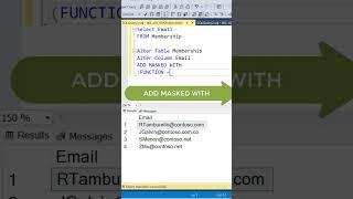 SQL Trick | Mask Your Data !!!  #sqltips