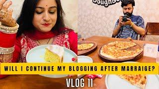 Continuing my BLOGGING after marraige ?? Cafe collaboration| Blogger bahu in sasural 