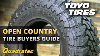 Toyo Tires Open Country Buyers Guide for Jeep Wrangler, Gladiator and Other Jeep Vehicles