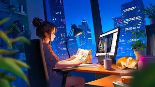 Late Night Vibes  Study music ~ study / relax / stress relief ~ Chill lofi mix