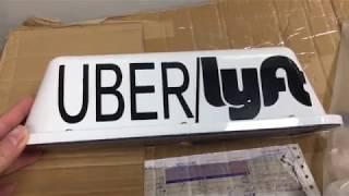 UBER Lyft Car Sign Roof Top Light