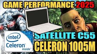 Intel Celeron 1005M | HD graphics | GAMING TEST 12 Games tested Toshiba Satellite C55 Performance