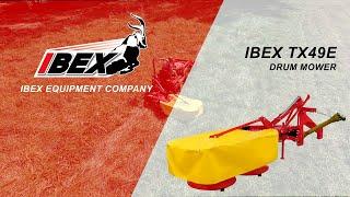 The Ibex TX49E Drum Mower