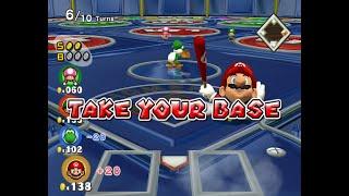 Mario Superstar Baseball: Toy Field 4 player 60fps