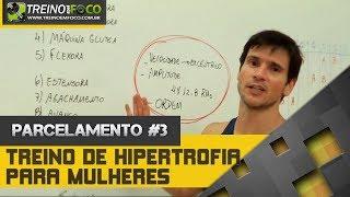 Parcelamento do Treino #3 - Treino de Hipertrofia para Mulheres