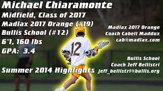 Recruiting LeeLights: Michael Chiaramonte, Class of 2017 Midfield (BOSTON UNIVERSITY COMMIT)