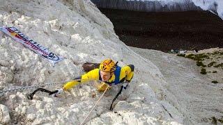 Climbing Vertical Chalk Cliffs with Ice Axes