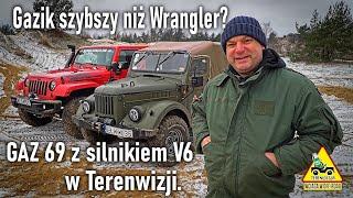 Gazik szybszy niż Wrangler?  GAZ 69 z silnikiem V6 w Terenwizji.