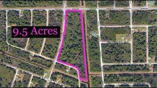 9.5 Acres SOLD  - 1242 Grant Blvd. Lehigh Acres Fl