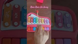 Rain Rain Go Away #xylophone #tutorial #rainraingoaway #nurseryrhymes